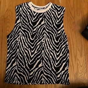 Zyia zebra print tank